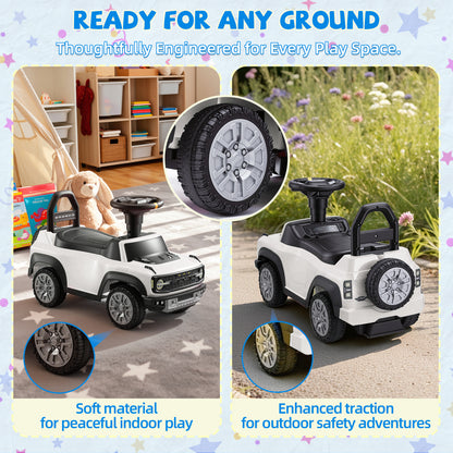 iYofe Ride On Car for Kids, Licensed Ford Bronco Raptor Kids Ride On with Horn, Music, Ride On Toys for Toddlers 18-36 Months