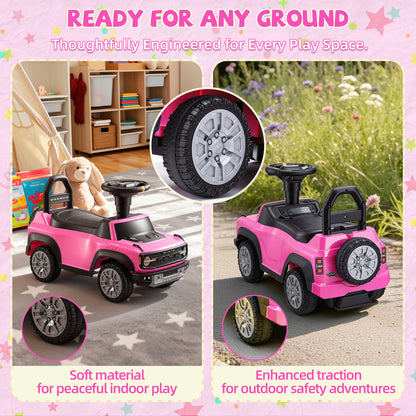 iYofe Ride On Car for Kids, Licensed Ford Bronco Raptor Kids Ride On with Horn, Music, Ride On Toys for Toddlers 18-36 Months