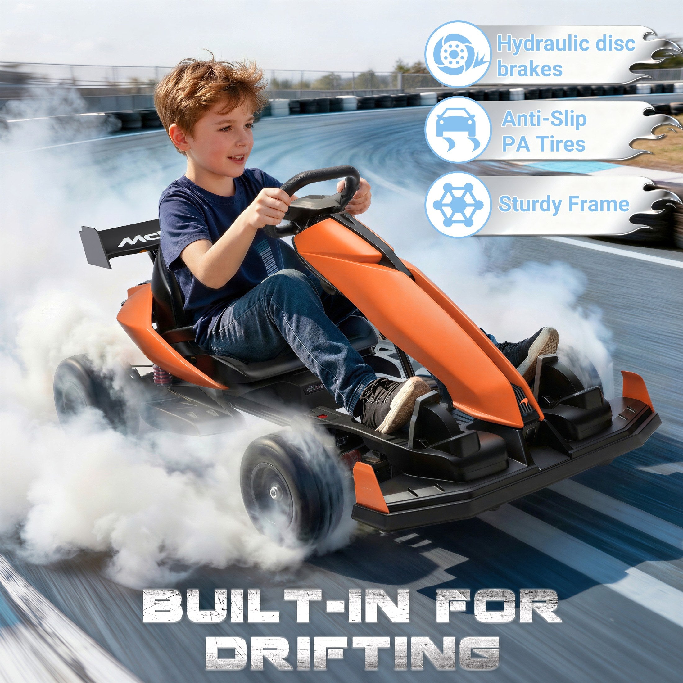 iYofe McLaren Flash Electric Drift Go-Kart