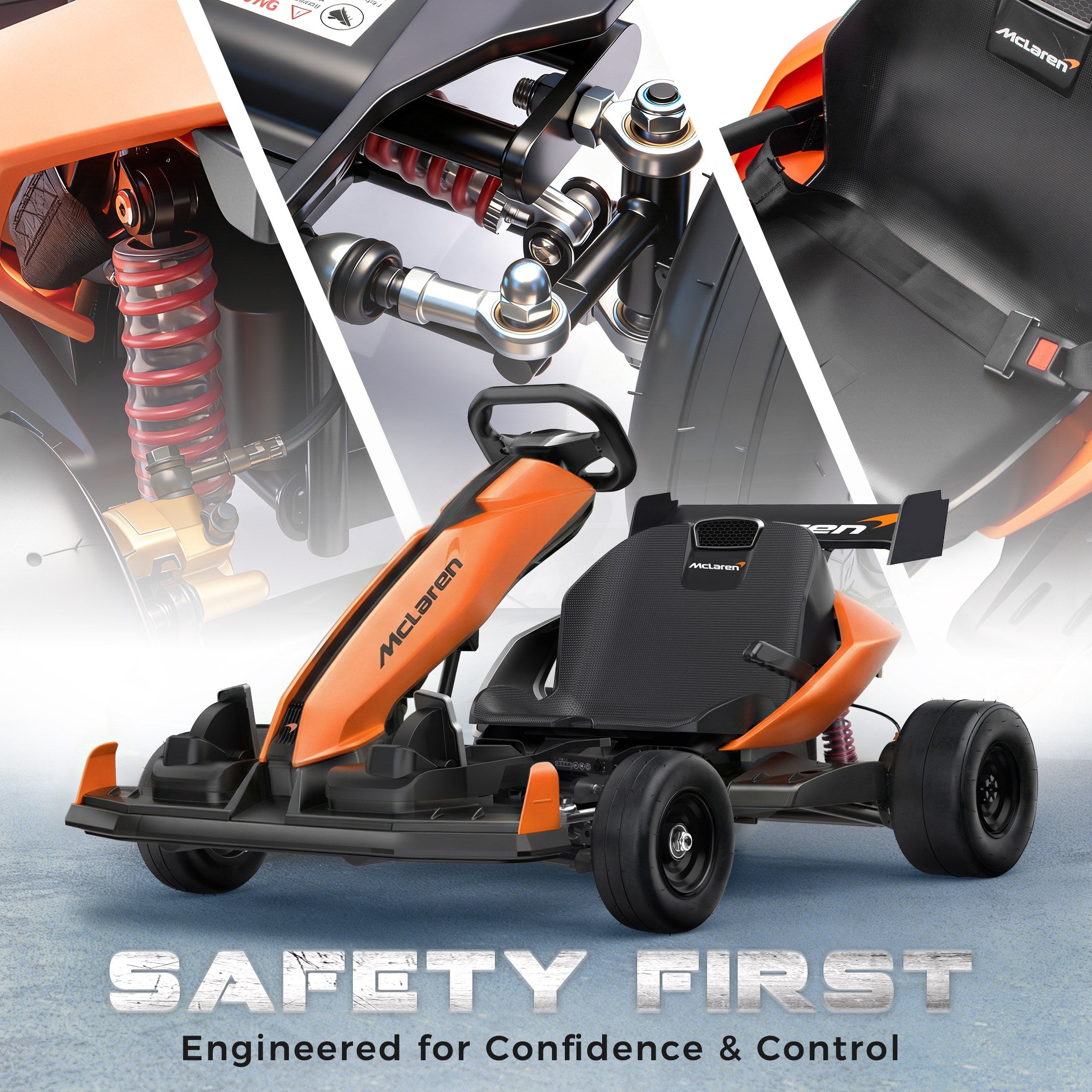 iYofe McLaren Flash Electric Drift Go-Kart