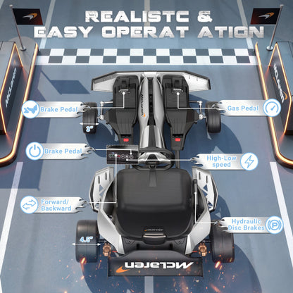 iYofe McLaren Flash Electric Drift Go-Kart