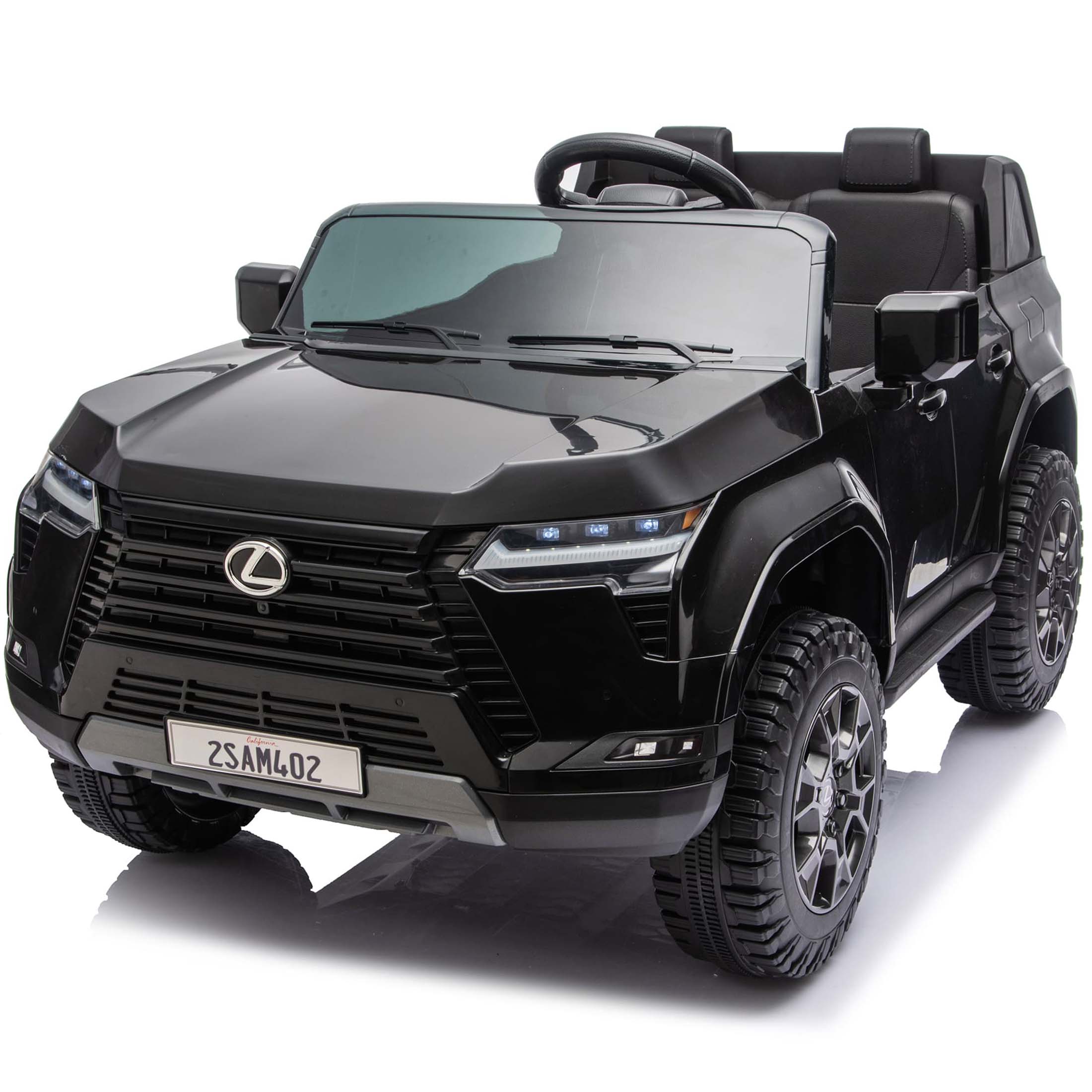 Lexus GX550 24V 2 Seater Ride On Car for Kids with Remote Control, Electric Car for Kids with Suspension, Bluetooth Music, LED Lights, Cars for Kids Ages 3-6
