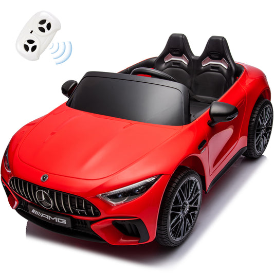 Mercedes Ride on Car Toy with Remote Control 24V Kids Electric Vehicle for Boys and Girls Ride on Truck for 3-6 Years Old, Bluetooth