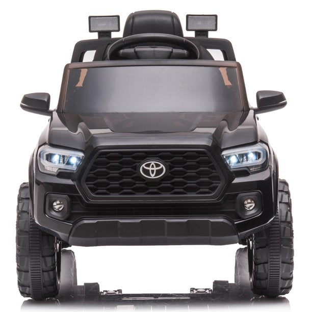 Battery-Powered Car Toy for Boys, Toyota Kids Ride on Car with Remote Control, 12V Ride on Toy Car w/MP3 Player, Lights, Electric Ride on Truck for 2-4 Yrs.Old Christmas Gift, Black