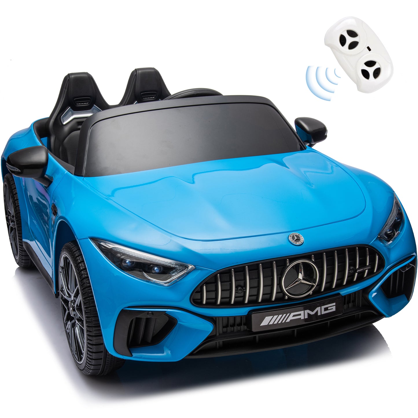 Mercedes Ride on Car Toy with Remote Control 24V Kids Electric Vehicle for Boys and Girls Ride on Truck for 3-6 Years Old, Bluetooth