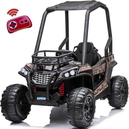 iYofe 24V Ride on Car with Remote Control Kids UTV Ride on Toy for 3-6 Years Old Battery Powered Electric Vehicle for Boys and Girls, Bluetooth