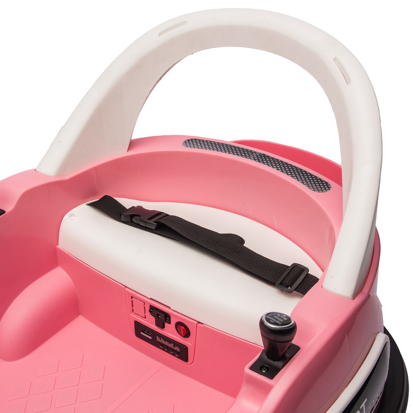 Kids Bumper Car, 12V Ride on Toy with Remote Control, Electric Bumper Car Ride on for Girls Boys Ages 2-5, 360 Degree Spin, Bluetooth, Colorful Light, Seat Belt