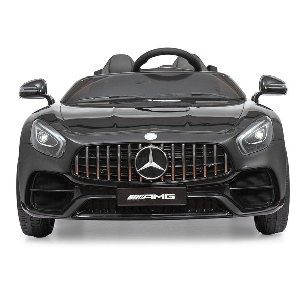 iYofe 12V Ride on Cars with Remote Control & Two Seat, Kids Ride on Toy w/MP3 Player, Radio, LED Lights, Battery Powered Ride on Vehicle for Boy Girl, Mercedes Benz Electric Car for 2-4 Yrs Old, Black