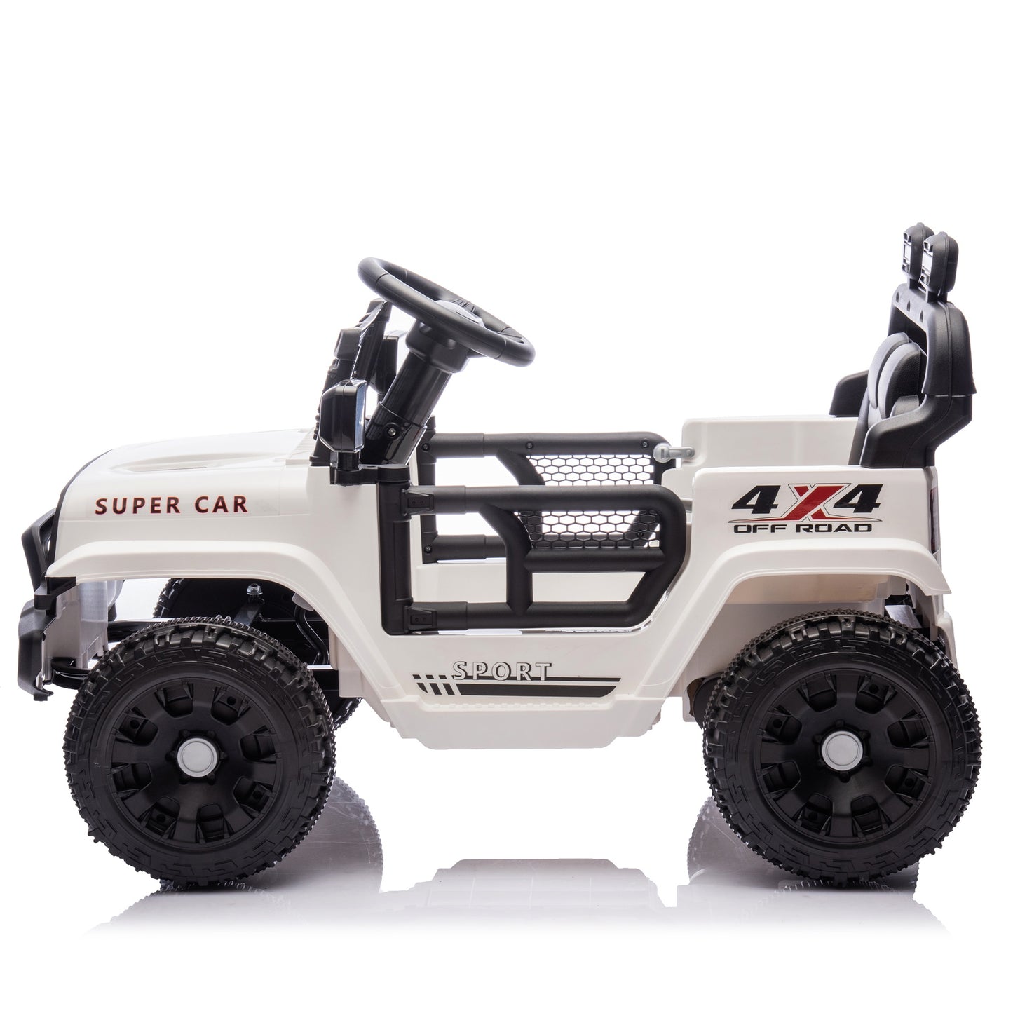 24V Ride on Cars with Remote Control, Powered Ride on Toys with Bluetooth, Music, LED Light, MP3 Player, 4 Wheel Suspension, Kids Cars Electric Vehicles for Boys Girls Ages 2-5 Birthday Gifts, White