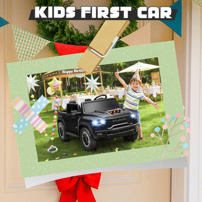iYofe Ram 24V Ride on Car 2 Seater, Ram 1500 RHO Battery Powered Electric Car Truck with 4 Wheels, Ride on Toy with Remote Control for Big Kids Toddlers 3-8 Boys Girls, Bluetooth & Trunk