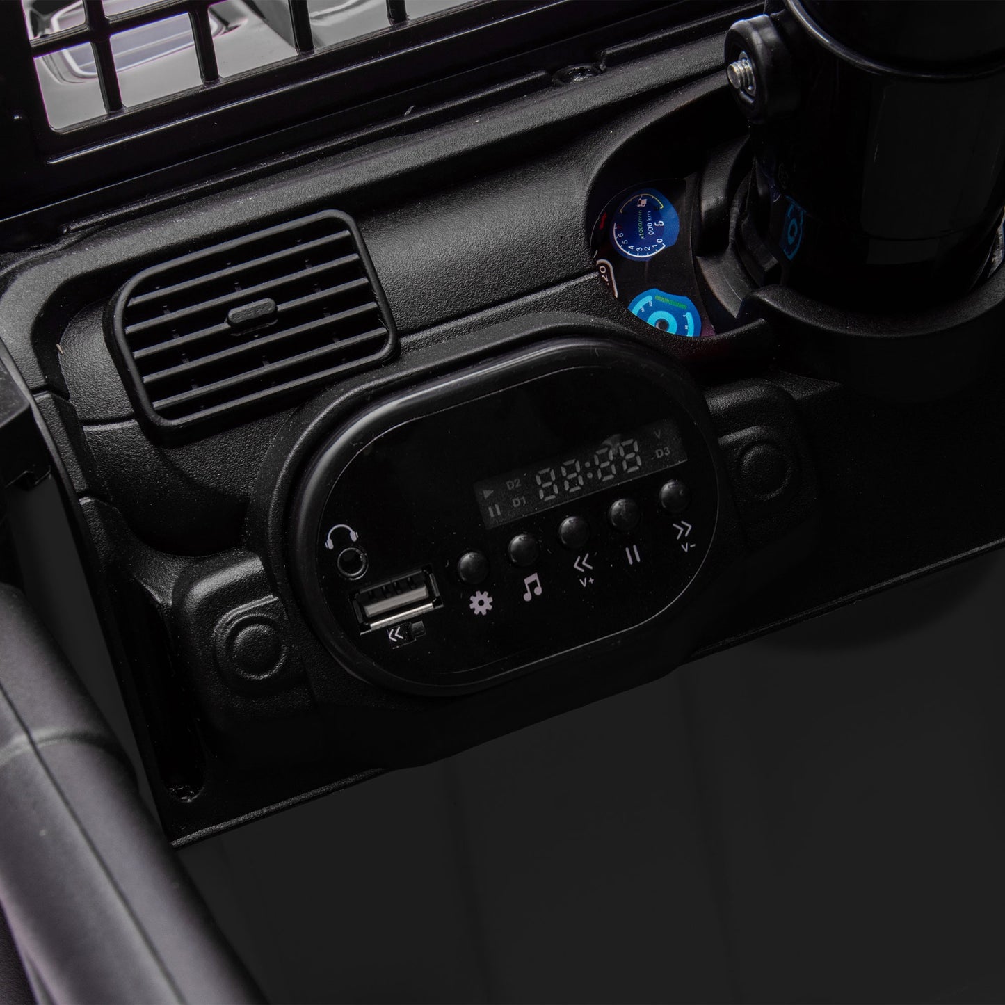 24V Ride on Cars with Remote Control, Powered Ride on Toys with Bluetooth, Music, LED Light, MP3 Player, 4 Wheel Suspension, Kids Cars Electric Vehicles for Boys Girls Ages 2-5 Birthday Gifts, Black