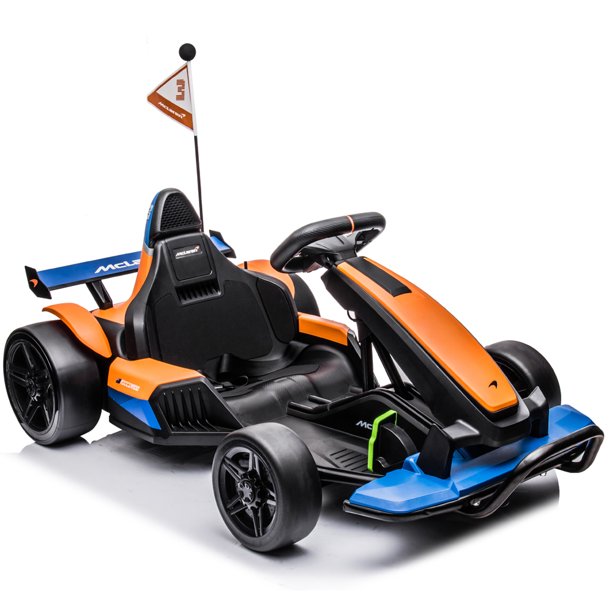 Sesslife 24 V Mclaren Go Kart Powered Ride-On with Bluetooth Function and LED Lights