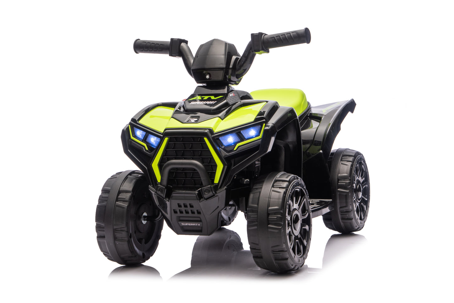 iYofe 6V Kids Ride on ATV Quad, Battery Powered 4-Wheeler Electric Toy for Toddlers Ages 3-5 with Anti-Slip Wheels, Indoor & Outdoor Ride on Car, Gifts for Birthday & Christmas
