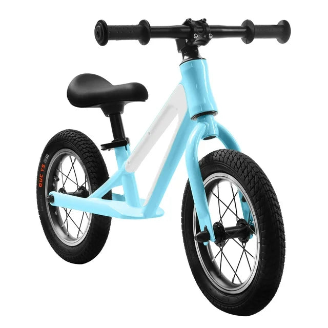 Baby Balance Bike for 1- 5 Years Old Boy and Girls, Magnesium Alloy Frame Kids' Balance Bikes with 12" Rubber Foam Tires, Adjustable Seat Toddler Balance Bike for Toddler Toys, Pike