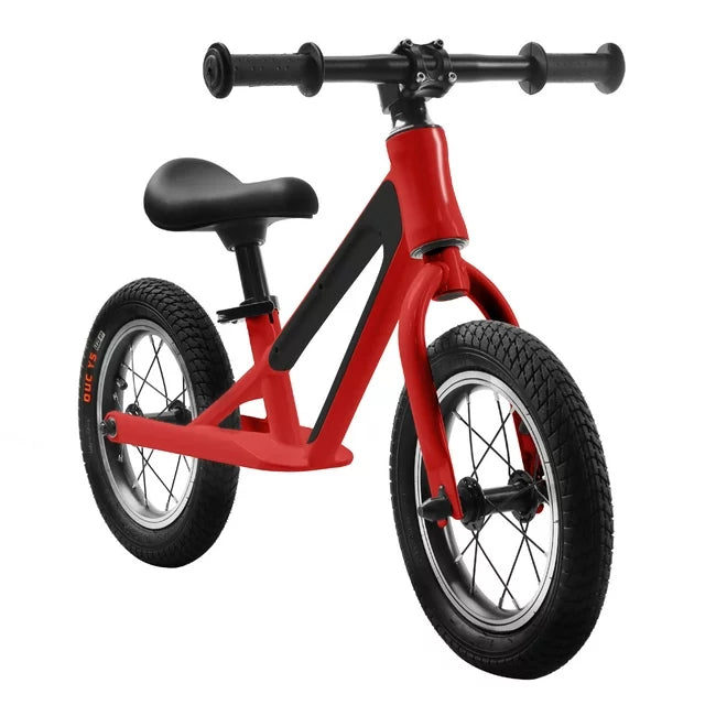 Baby Balance Bike for 1- 5 Years Old Boy and Girls, Magnesium Alloy Frame Kids' Balance Bikes with 12" Rubber Foam Tires, Adjustable Seat Toddler Balance Bike for Toddler Toys, Pike