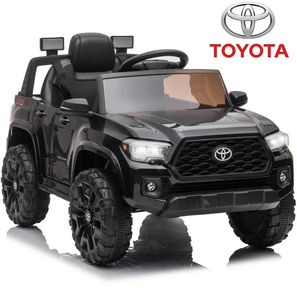 Battery-Powered Car Toy for Boys, Toyota Kids Ride on Car with Remote Control, 12V Ride on Toy Car w/MP3 Player, Lights, Electric Ride on Truck for 2-4 Yrs.Old Christmas Gift, Black