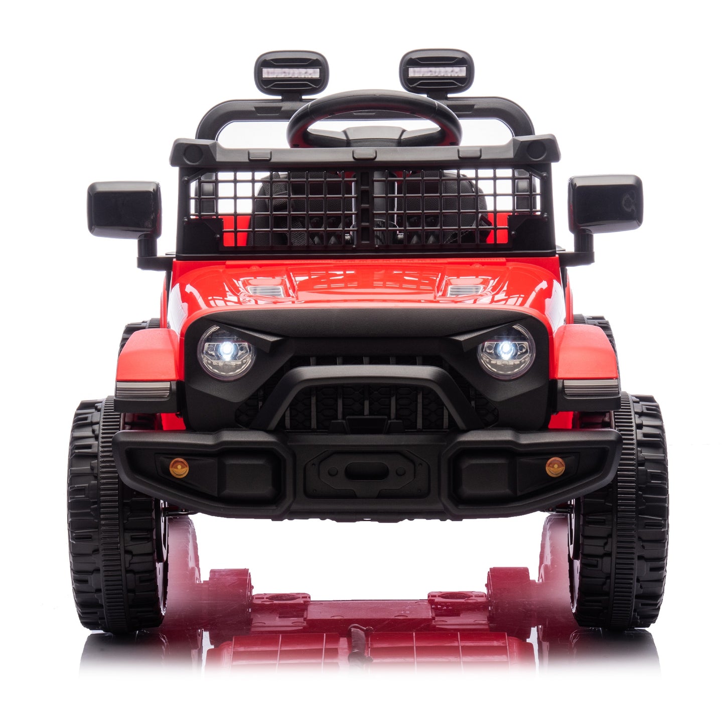 24V Ride on Cars with Remote Control, Powered Ride on Toys with Bluetooth, Music, LED Light, MP3 Player, 4 Wheel Suspension, Kids Cars Electric Vehicles for Boys Girls Ages 2-5 Birthday Gifts, Red