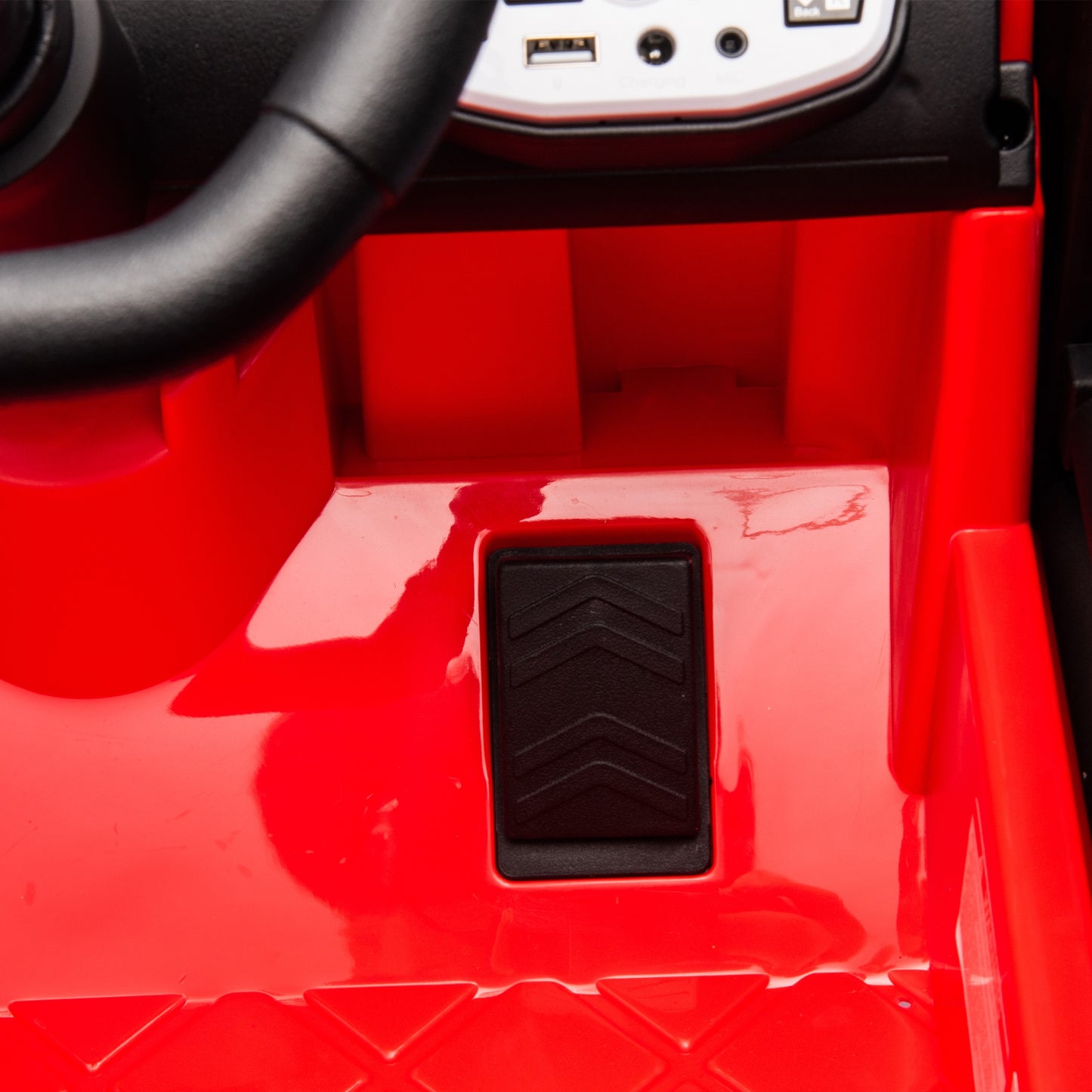 iYofe 24V Powered Ride on Cars for Toddlers, Ride on Truck for kids Boys Girls Gifts 2-5, Ride on Toys with Remote Control, Bluetooth, Music, LED Light, MP3 Player, 4 Wheel Suspension, Red