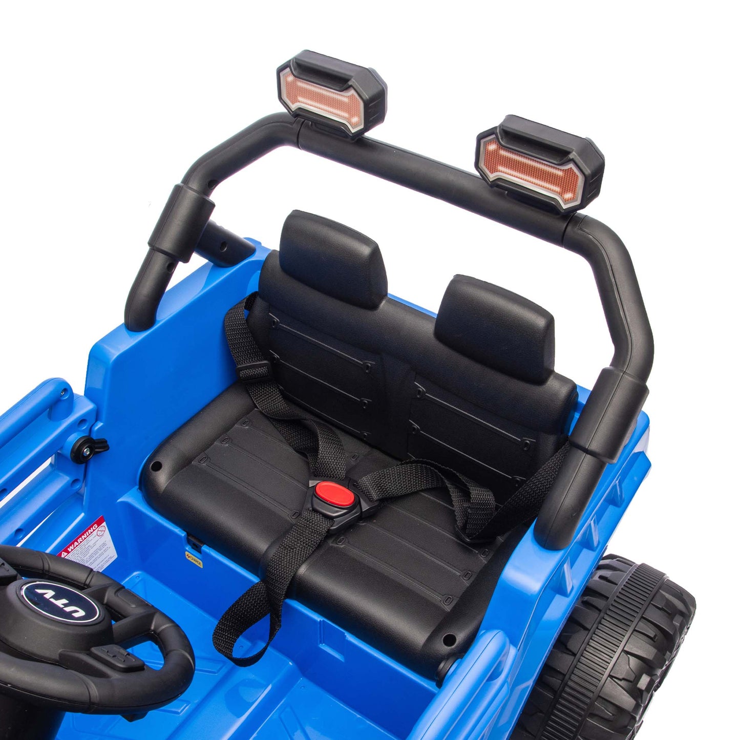 iYofe 12V Powered Ride on Car UTV, Kids Ride on Toys for Toddlers Ages 3-5, Ride on Vehicles with Remote Control, Bluetooth, Music, 4 Wheels Suspension, Electric Cars for Kids Boys Girls, Blue
