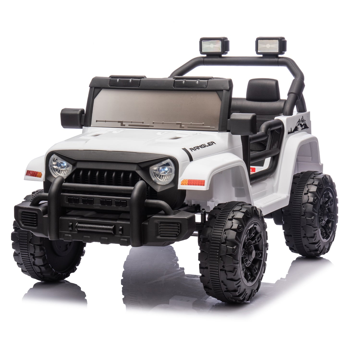 iYofe 12V Ride on Toys for Kids, Powered Ride on Cars with Remote Control, Bluetooth Music, USB/MP3 Port, LED Light, 4 Wheel Suspension, Kids Electric Cars for Boys Girls Ages 2-5 Gifts, White