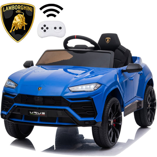 12V Kids Ride On Toy for Boys Girls, iYofe Licensed Lamborghini Kids Ride On Car, Battery Powered Electric Ride on Vehicles for Kids, Kids Electric Car with 3 Speed, LED Light, MP3, Red, R832