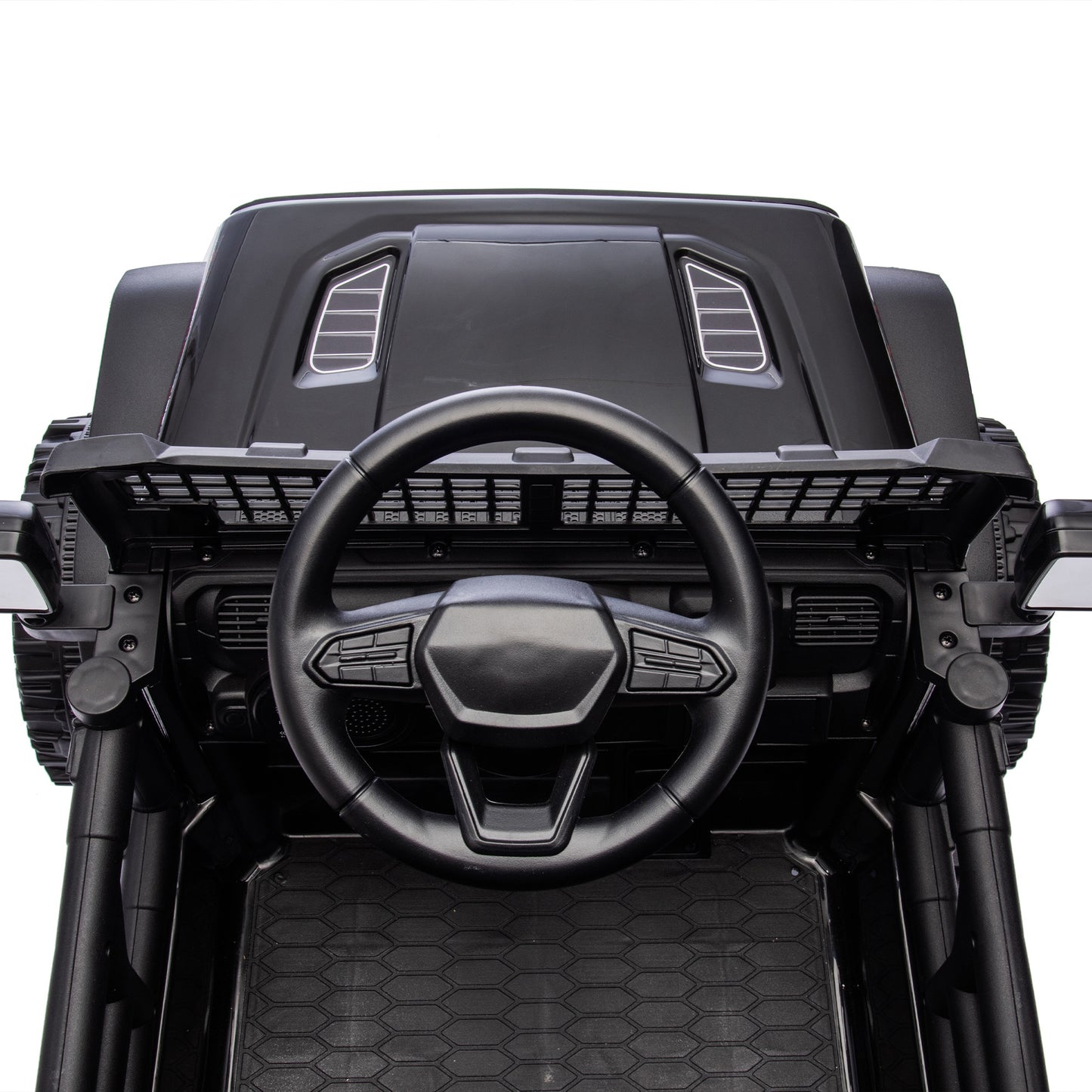 24V Ride on Cars with Remote Control, Powered Ride on Toys with Bluetooth, Music, LED Light, MP3 Player, 4 Wheel Suspension, Kids Cars Electric Vehicles for Boys Girls Ages 2-5 Birthday Gifts, Black