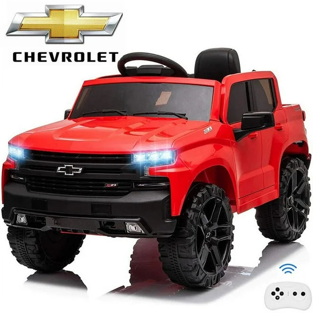 Ride on Cars for Kids, Chevrolet 12V Ride on Toy with Remote Control for Boys Girls Gift, Black, X476