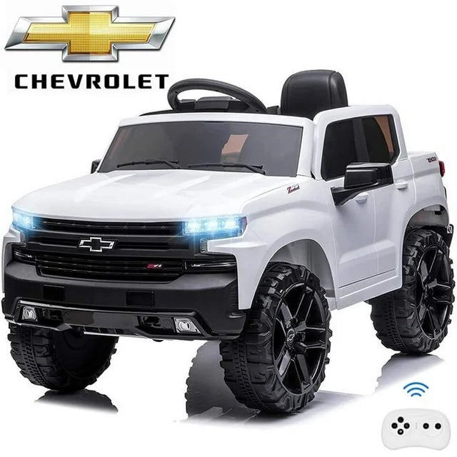 Ride on Cars for Kids, Chevrolet 12V Ride on Toy with Remote Control for Boys Girls Gift, Black, X476