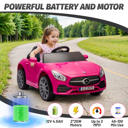 Ford Mustang Shelby 12V Ride On Car with Remote Control, Electric Car for Kids Toddler Electric Vehicle with Bluetooth, Radio, Music, USB Port, LED Lights, Battery Powered Ride on Toys for Kids, Blue