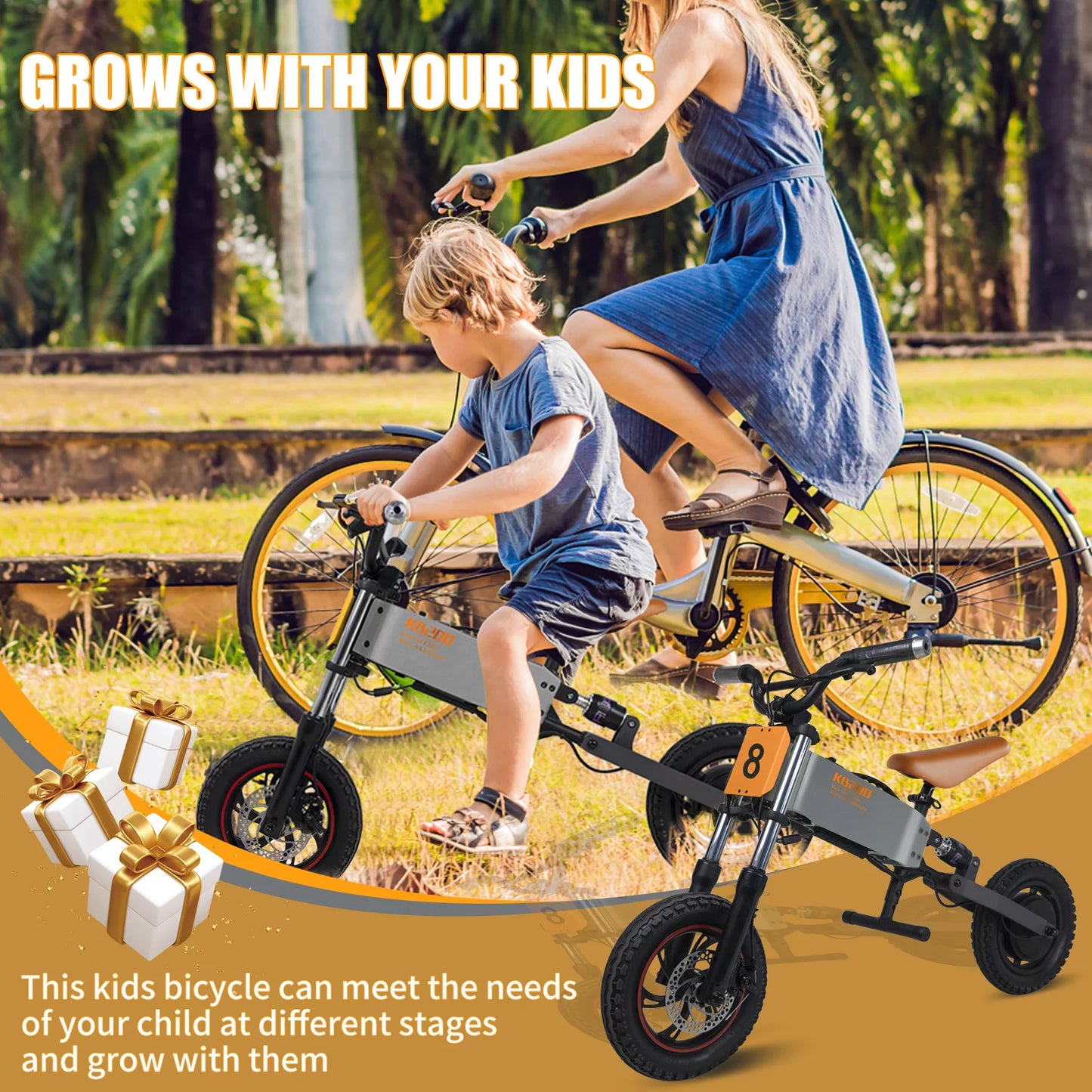 24V Electric Balance Bicycles for Kids 6-10, 200W Dirt Bicycles with Mobile App, Gps, Removable Battery 12" Tire, Ride on Toy Dirt Bike for Kids 6-10 Years Old Boys & Girls, Gray