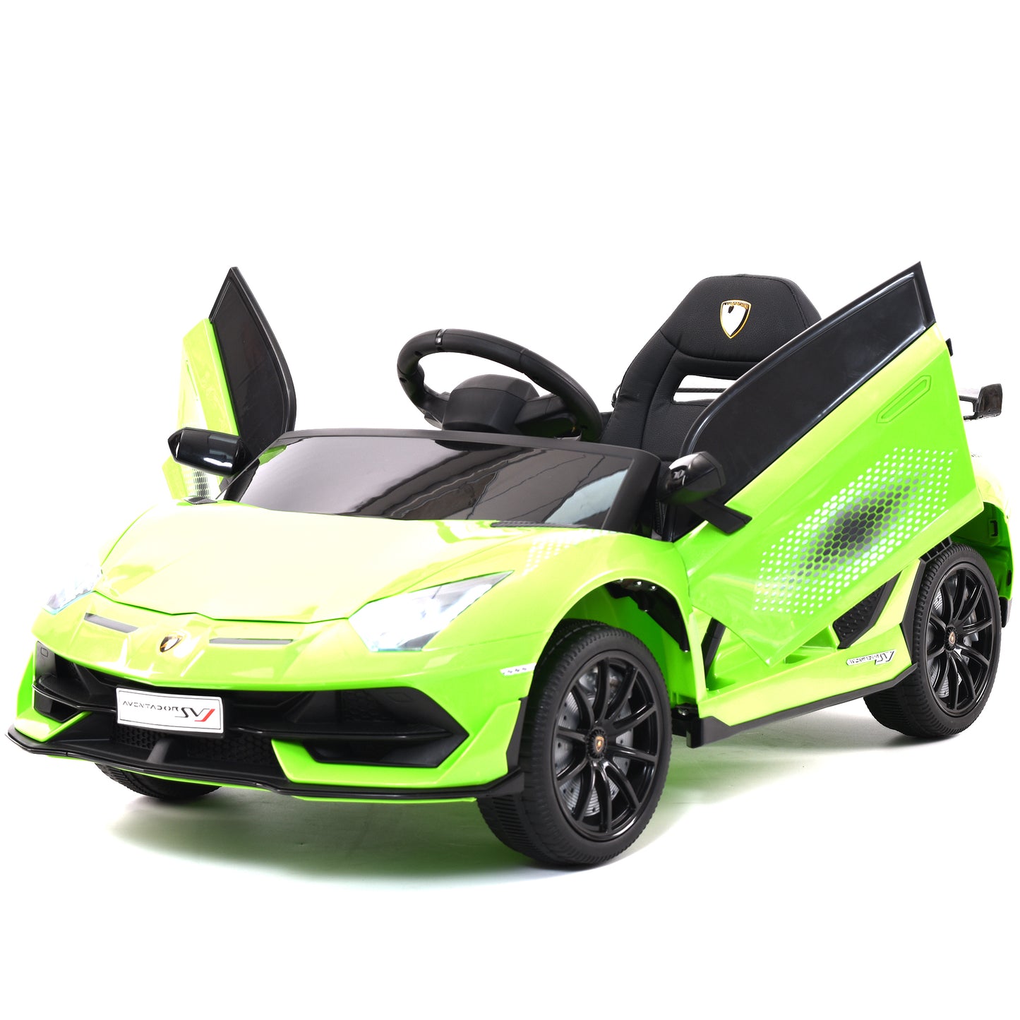 Lamborghini Kids Ride on Car with Remote Control 12V Ride on Toy for Boys and Girls 3-6 Years Old Kids Electric Vehicle, Ride on Truck, Bluetooth