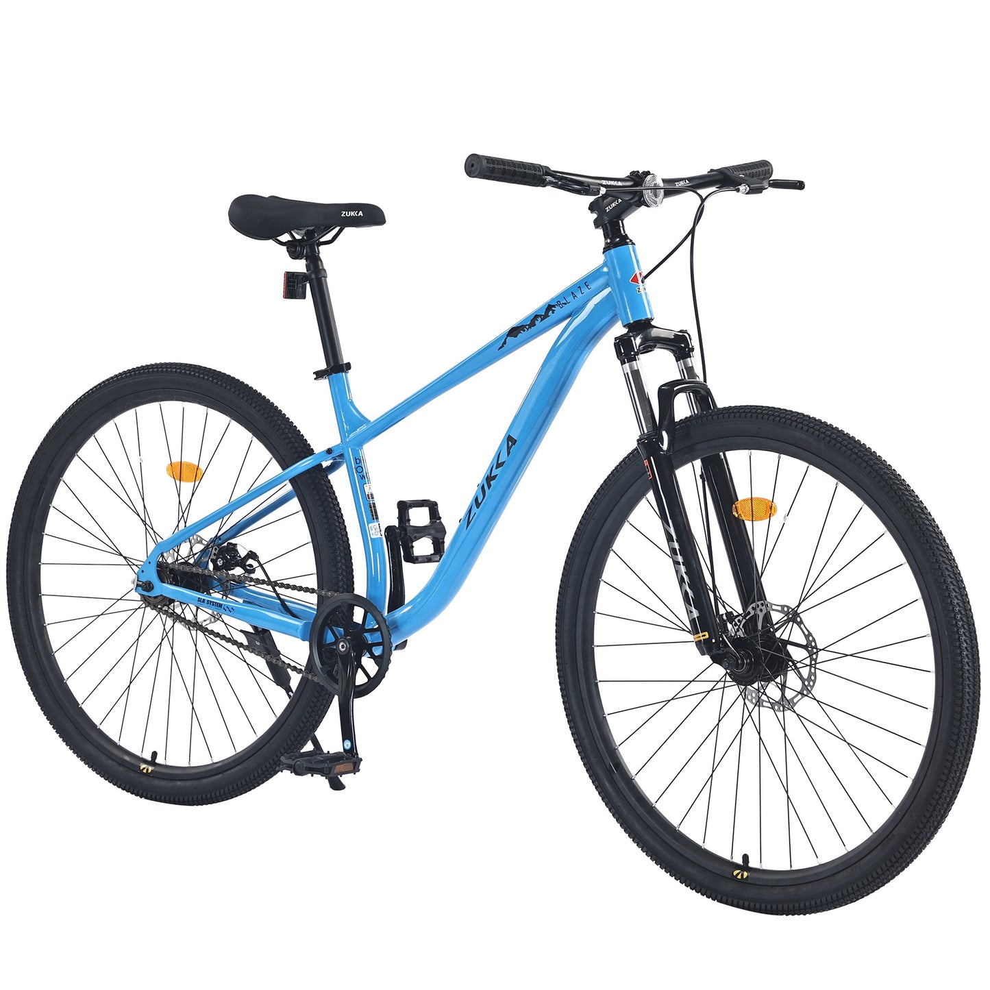 29 inch Bike for Adults, Single Speed Mountain Bike w/ Disc Brakes, Commuter Bike, Trail Bike, City Bike for Men Women, Steel Frame, Suit for 5'4"-6'2", 85% assembled