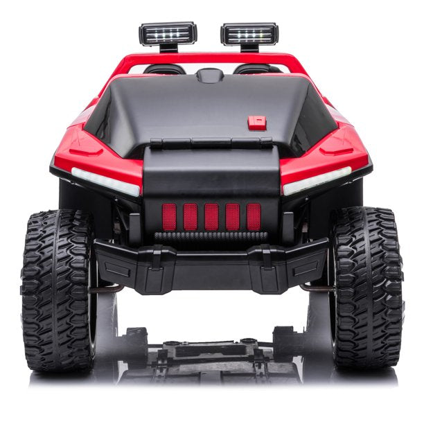 iYofe 24V 2 Seater Kids Ride on UTV 200W Car Powerful Electric Vehicle, Ride on Toys with Parental Remote LED, Music, Electric Car for Boys Girls, 2-8 Years Old Kids(Red)