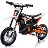 iYofe 24V Ride on Motorcycle Dirt Bike Powered Electric Dirt Bike for Kids, Ride on Toy for Boys and Girls, Dual Suspension, Music Player, LED Light