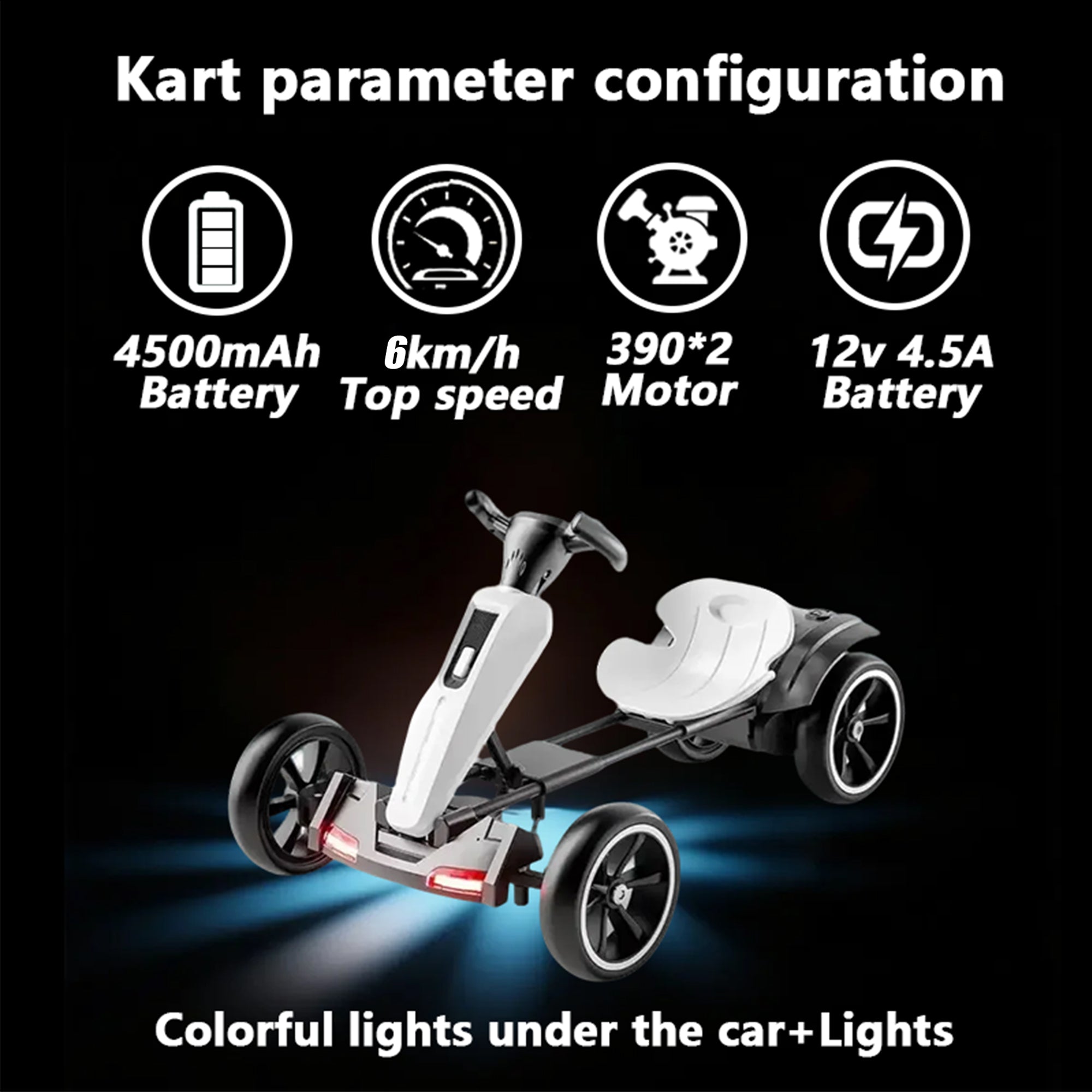 Kids Bumper Car Ride on, 12V Ride on Toy with Remote Control, Bumper Car for Kids Toddlers 1-5 Years Old