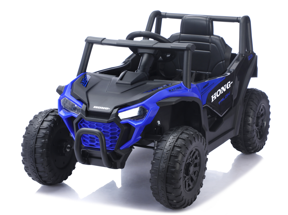 12V Kids Ride on Car with Remote Control, Electric UTV Toy Car for Boys & Girls Ages 3-6, Powered Electric Kids UTV with LED Lights, Music, 3-Point Seat Belt, Gift for Birthday & Christmas