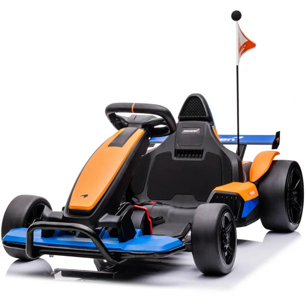 Sesslife 24 V Mclaren Go Kart Powered Ride-On with Bluetooth Function and LED Lights