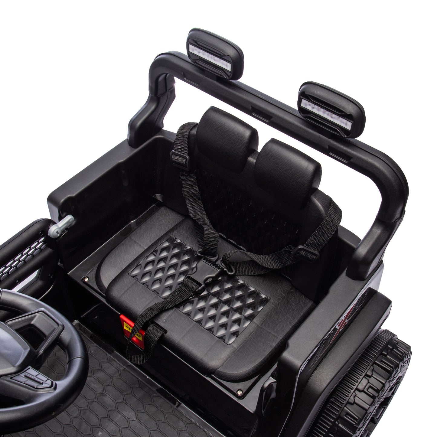 24V Ride on Cars with Remote Control, Powered Ride on Toys with Bluetooth, Music, LED Light, MP3 Player, 4 Wheel Suspension, Kids Cars Electric Vehicles for Boys Girls Ages 2-5 Birthday Gifts, Black