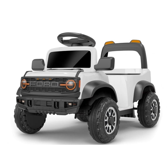 iYofe 12V Licensed Ford Bronco Raptor Powered Ride-On Truck with Music