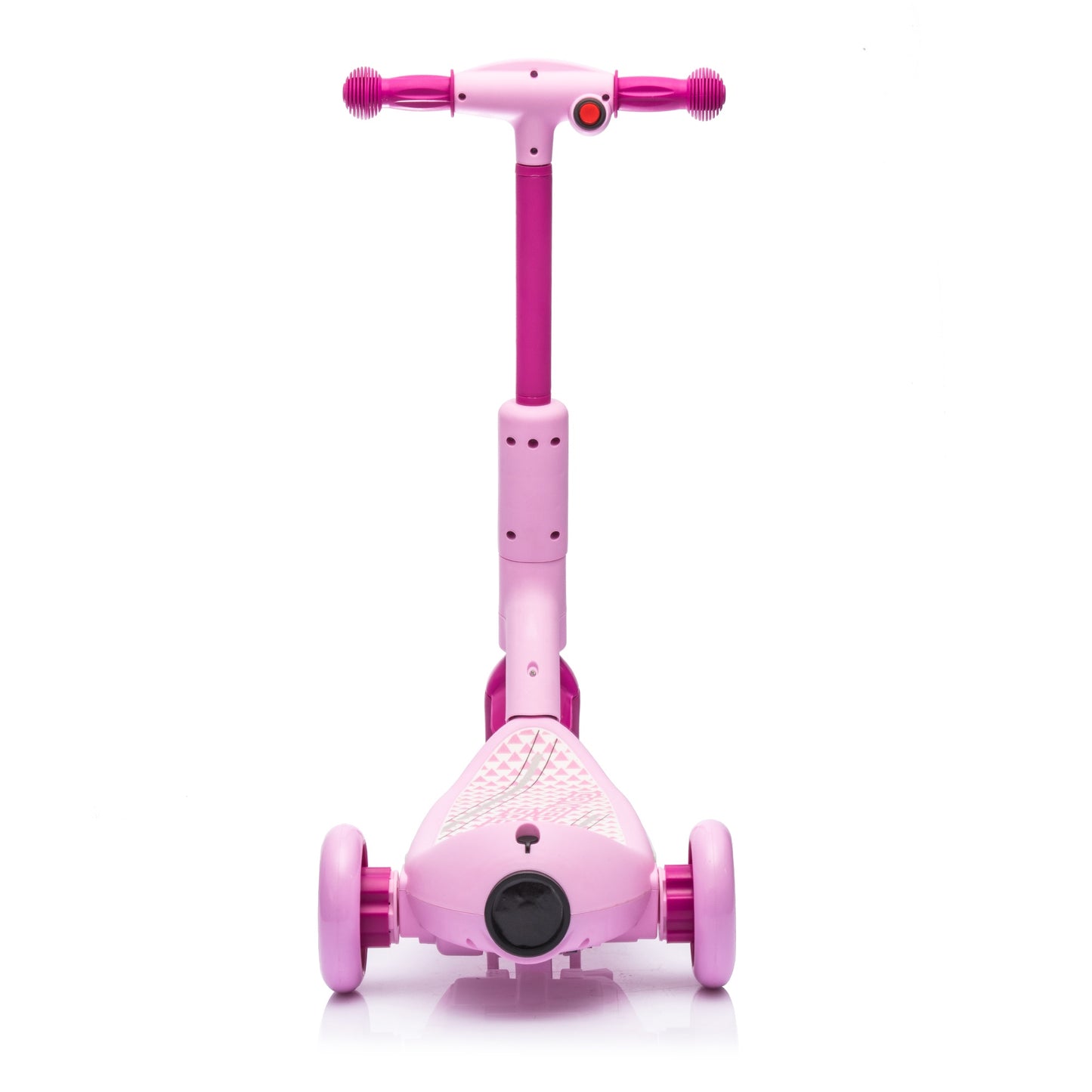 iYofe 3 Wheel Scooter for Kids, 6V Kids Electric Scooter for Boys Girls 3-6 Years Old, Kids Scooter for Toddlers with Music, Steam Sprayer, Colorful Front/Deck Light, Pink
