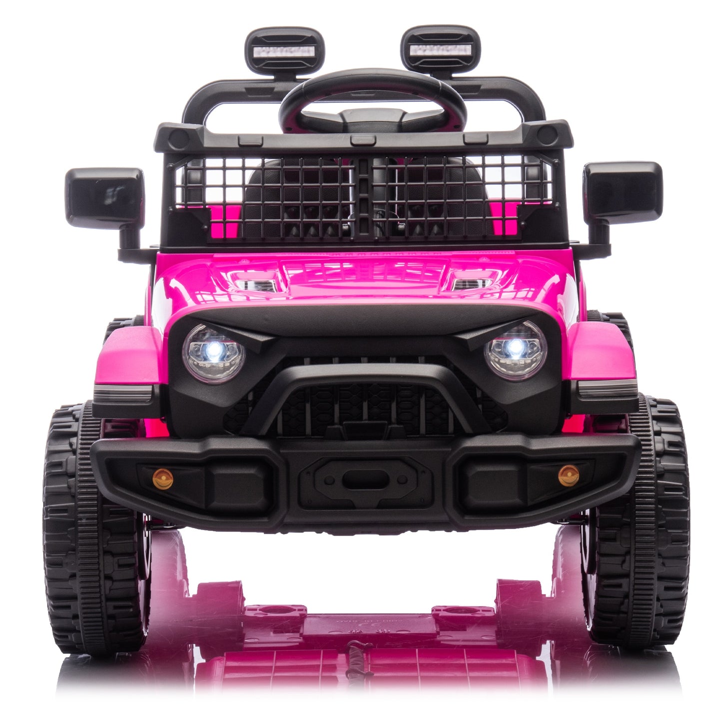 24V Ride on Cars with Remote Control, Powered Ride on Toys with Bluetooth, Music, LED Light, MP3 Player, 4 Wheel Suspension, Kids Cars Electric Vehicles for Boys Girls Ages 2-5 Birthday Gifts, Pink