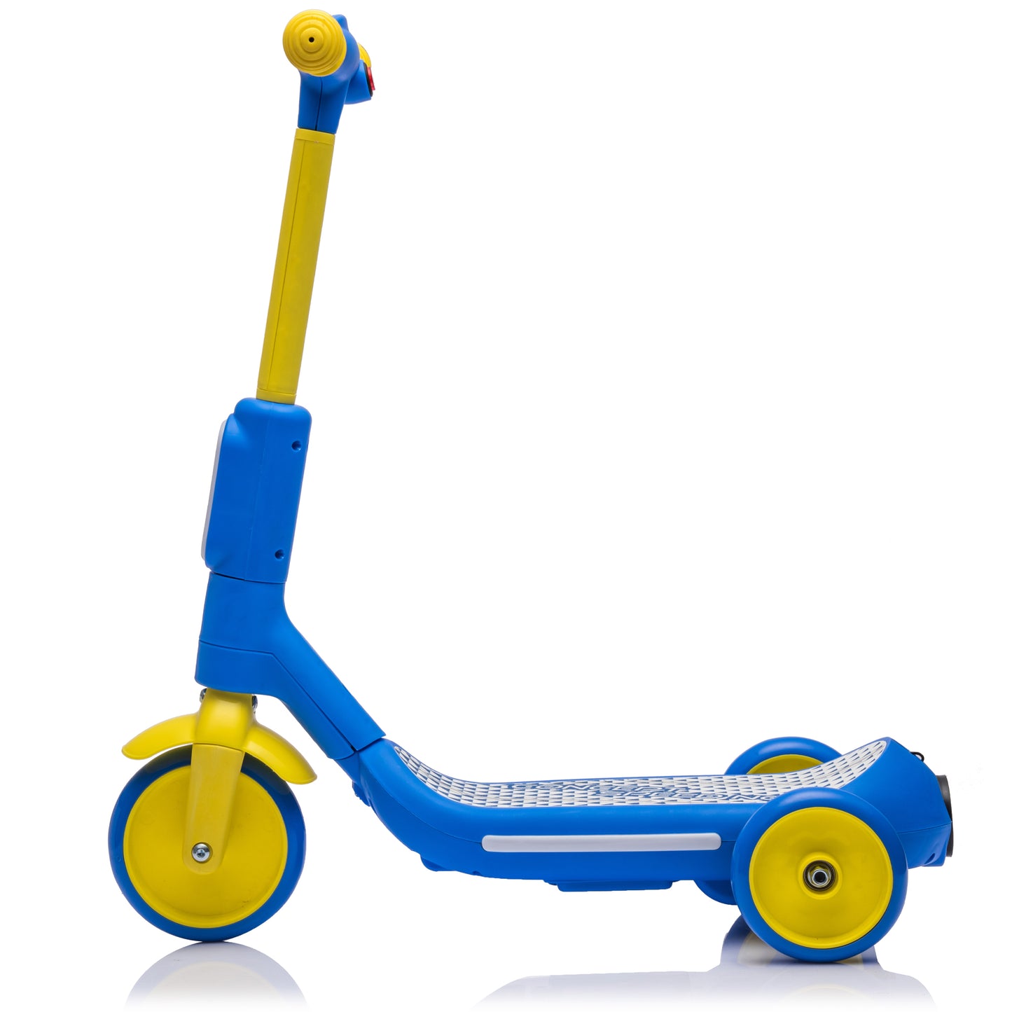 iYofe 3 Wheel Scooter for Kids, 6V 4.5AH Electric Scooter for Kids, Toddler Scooter with Music, Steam Sprayer, Colorful Front/Deck Light, Kids Scooters for Boys Girls Ages 3-6 Gifts, Blue