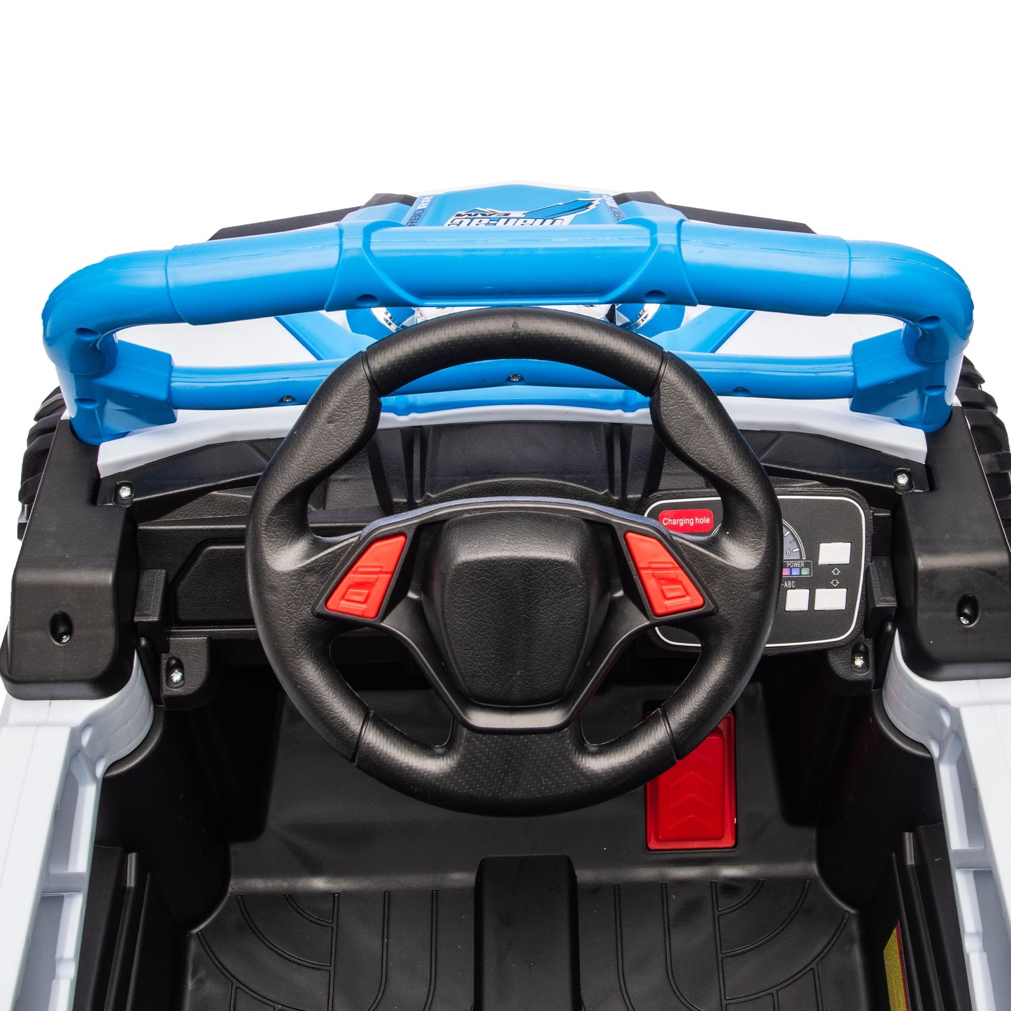 iYofe 12V Powered Ride on Car UTV, Kids Ride on Toys for Toddlers Ages 3-5, Ride on Vehicles with Remote Control, Bluetooth, Music, 4 Wheels Suspension, Electric Cars for Kids Boys Girls, Blue