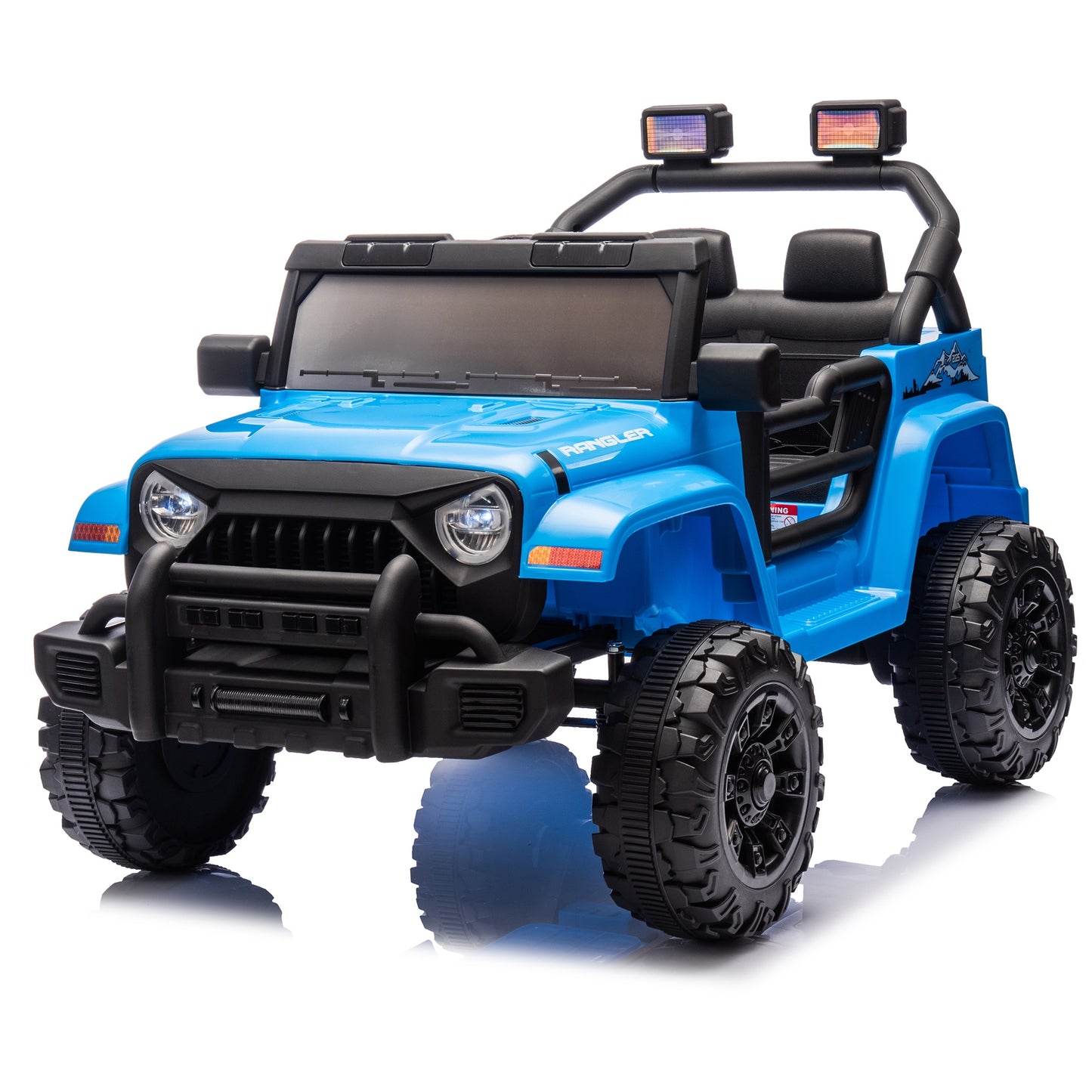 iYofe 12V Ride on Toys for Kids, Powered Ride on Cars with Remote Control, Bluetooth Music, USB/MP3 Port, LED Light, 4 Wheel Suspension, Kids Electric Cars for Boys Girls Ages 2-5 Gifts, Blue