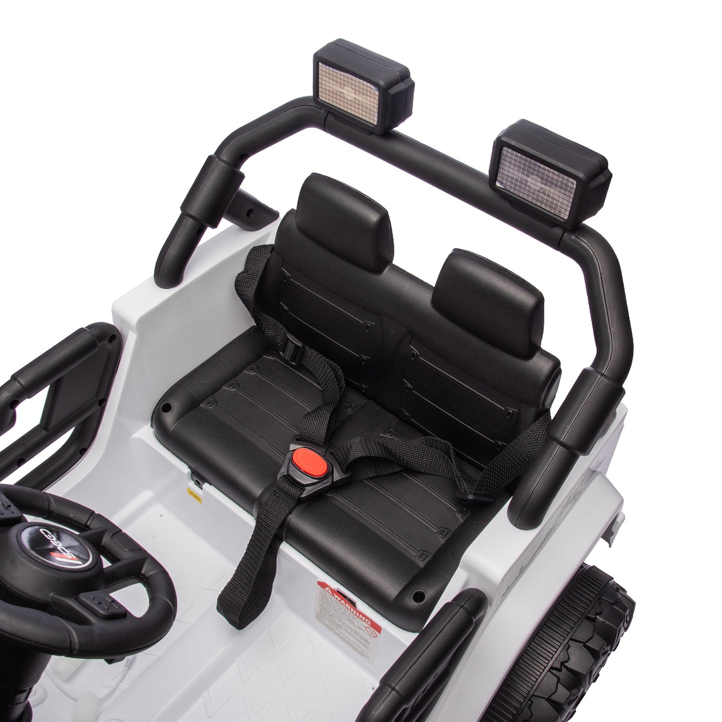 iYofe 12V Ride on Toys for Kids, Powered Ride on Cars with Remote Control, Bluetooth Music, USB/MP3 Port, LED Light, 4 Wheel Suspension, Kids Electric Cars for Boys Girls Ages 2-5 Gifts, White