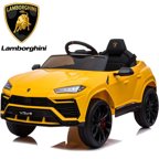 Lamborghini Kids Ride on Toys, 12V Kids Ride on Car with Remote Control, Kids Cars to Ride in for 2-4 Year Olds Boy, Battery Powered Electric Cars with LED Lights, MP3 Player, Horn, Kids Gift, Pink