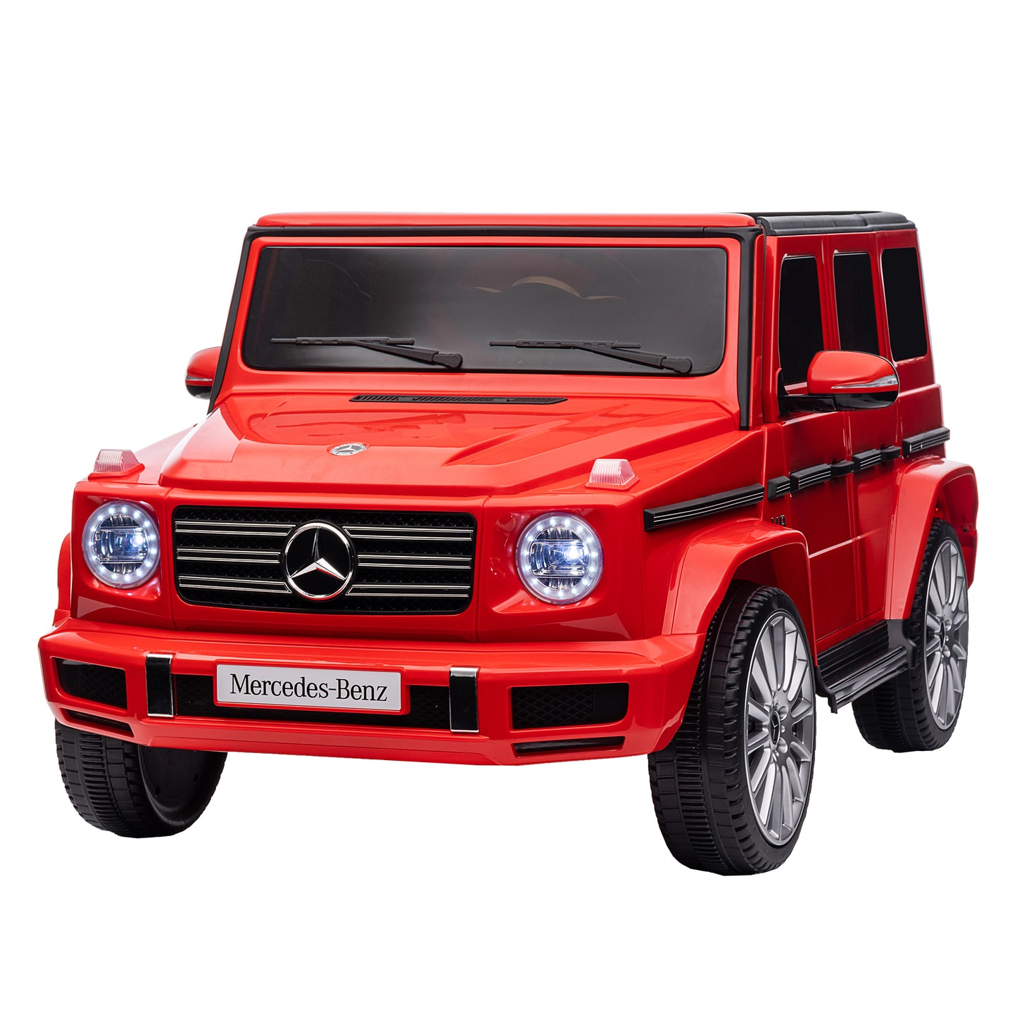 Mercedes Benz Kids Car 24V Ride on Car for Kids with 2.4G Remote Control Electric Car Toy for 3-6 Years Old, Three Speed Adjustable, USB, MP3, Bluetooth, LED Light, Three-point Safety Belt