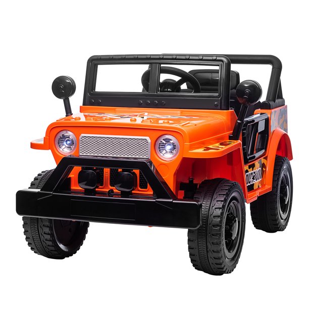 iYofe Kids Ride On Truck Car,12V Battery Powered Electric Car Toy with LED Lights, horn, Powered Ride on Car for Kids 3-6years old Boys &Girls, Green