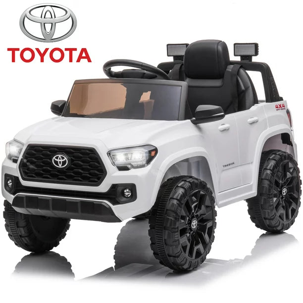 Battery-Powered Car Toy for Boys, Toyota Kids Ride on Car with Remote Control, 12V Ride on Toy Car w/MP3 Player, Lights, Electric Ride on Truck for 2-4 Yrs.Old Christmas Gift, Black