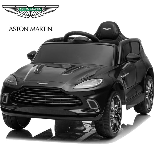 iYofe Black 12V Aston Martin Ride on Cars with Remote Control, Battery Powered Electric Cars for kids with LED Lights, Bluetooth, Music, USB, FM Radio, Kids Ride on Toys for Boys Girls 3-6 Ages Gifts